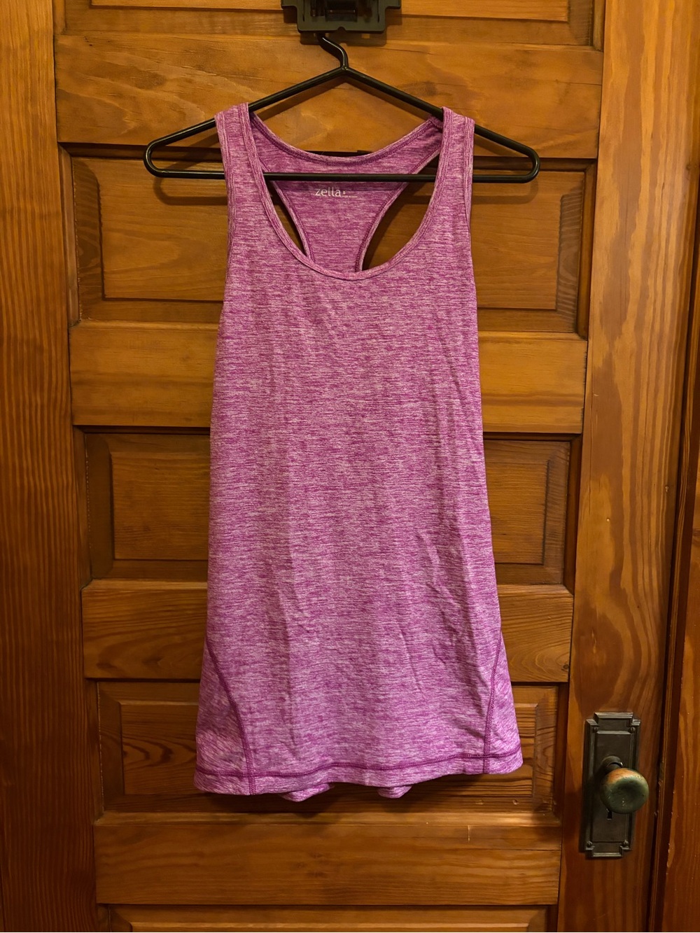 Zella Women's Purple Heather Racerback Tank Top size S NWOT